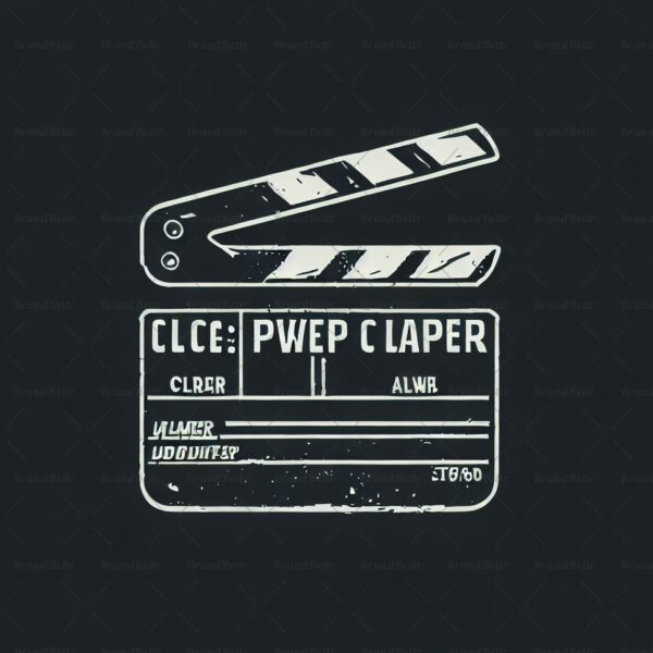 Klappern von Filmklappen im Vintage